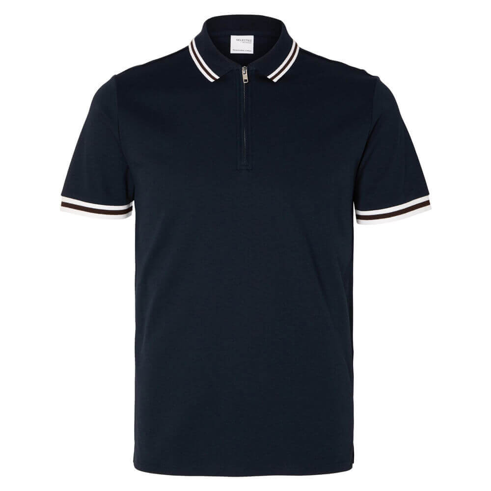 Selected Homme Zipped Polo Shirt